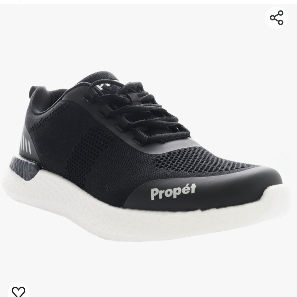 Propet  DuroCloud B10 Usher Black W (D) Womens US 9.5 Sneaker Shoe